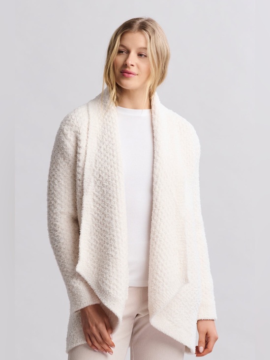 Barefoot Dreams Sweaters - Barefoot Dreams CozyChic® Honeycomb Shawl Cardigan